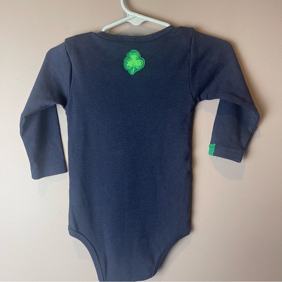 Sweet Tart Lab One Piece Shamrock Irish Clover 6-12M - Picture 4 of 9